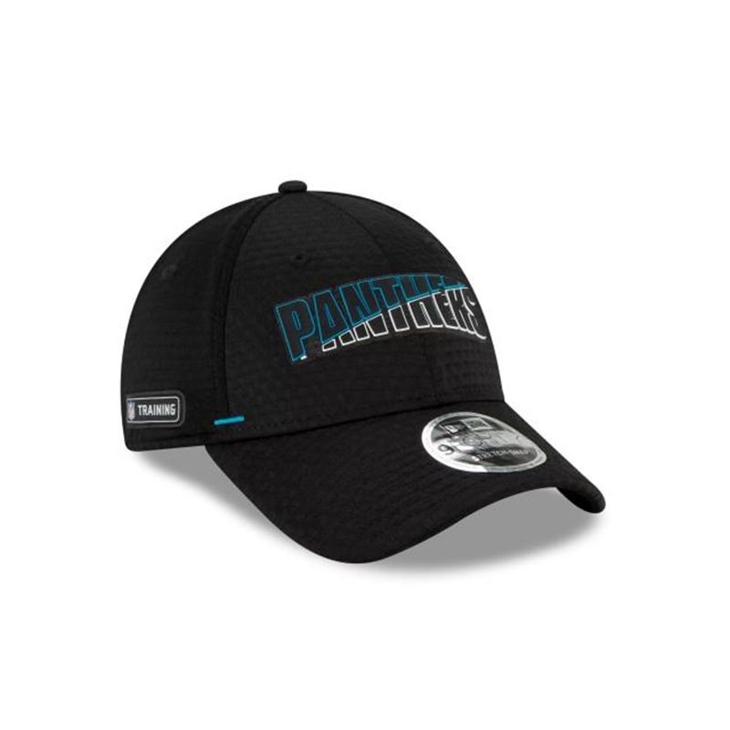 NFL Carolina Panthers Official Summer Sideline Stretch Snap 9Forty Snapback (FXT8403) - Blue New Era Caps